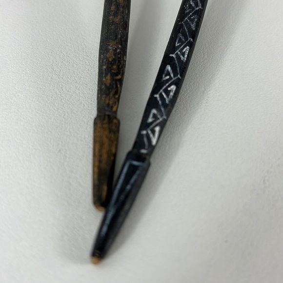 Vintage wooden spoons signed 1971 from Istanbul Turkey - Picture 3 of 11